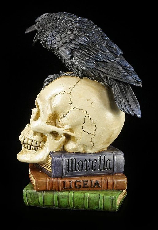 Alchemy The Vault - Rabe Auf Totenkopf - Poes Raven 2 Alchemy The Vault - Rabe Auf Totenkopf - Poes Raven – Bild 2