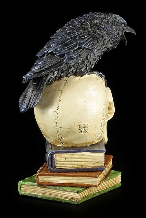 Alchemy The Vault - Rabe Auf Totenkopf - Poes Raven 4 Alchemy The Vault - Rabe Auf Totenkopf - Poes Raven – Bild 4