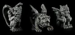 Mini Gargoyle Figuren - 3er Set