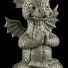 Garten Figur - Drache Meditiert