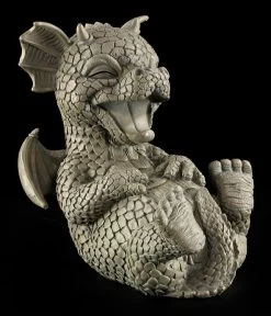 Garten Figur - Drache Lacht Sich Kaputt