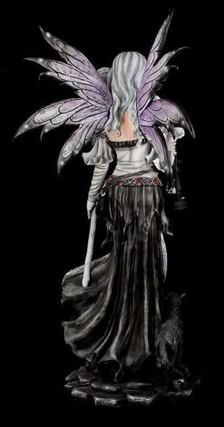 Elfen Statue 140 Cm Mit Katze XXL - Black Magica -Modell Und Figurengeschäft 12006 4 hexen statue 4 1280x1280