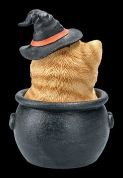 Tabby Hexen-Katze In Kessel -Modell Und Figurengeschäft 2D AMI 138003 Tabby Hexen Katze in Kessel 59vNiBG6akUOVN 1280x1280