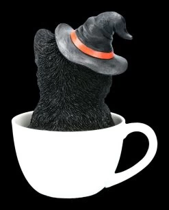 Schwarze Hexen-Katze In Tasse -Modell Und Figurengeschäft 2D AMI 13802 Schwarze Hexen Katze in Tasse 7C662ZxKh44xCu 1280x1280