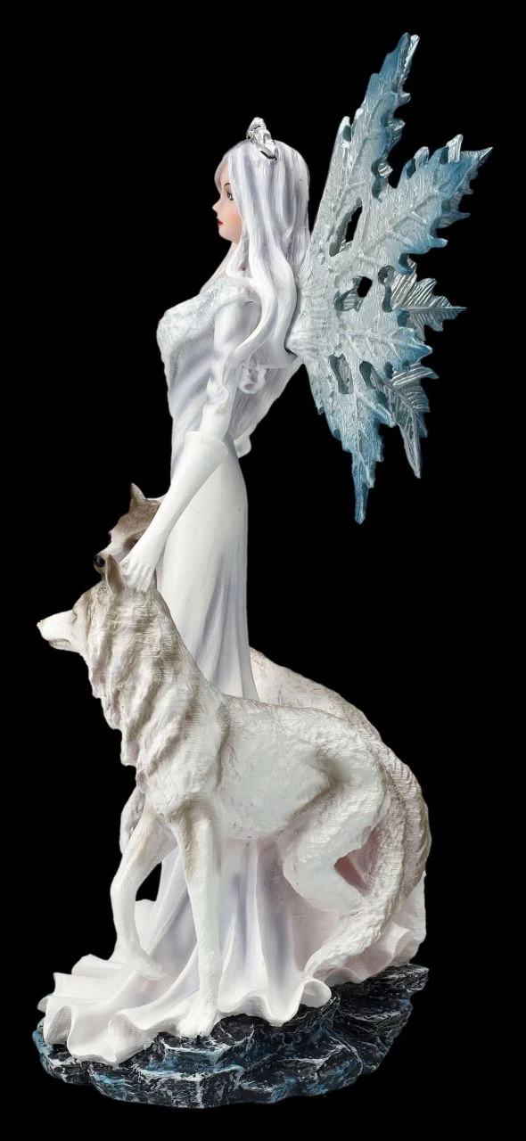Elfen Figur - Maylea Mit Weißen Wölfen 3 Elfen Figur - Maylea Mit Weißen Wölfen – Bild 3