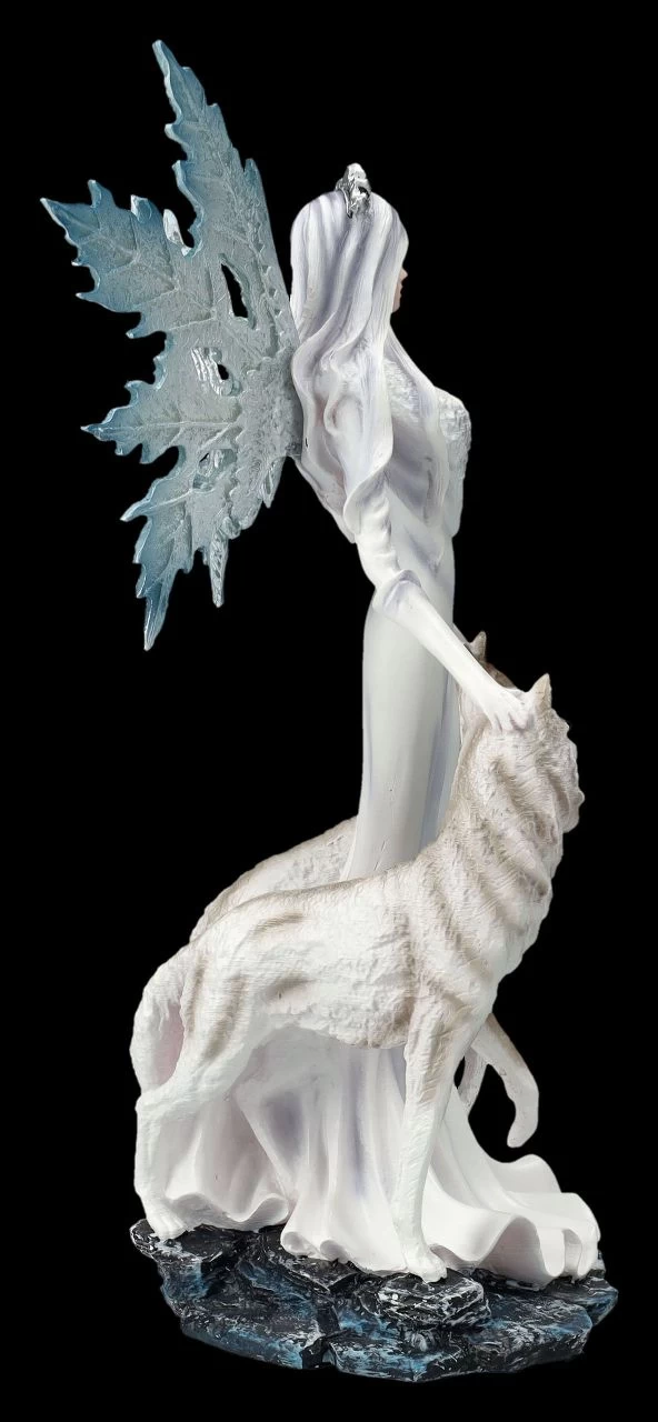 Elfen Figur - Maylea Mit Weißen Wölfen 5 Elfen Figur - Maylea Mit Weißen Wölfen – Bild 5