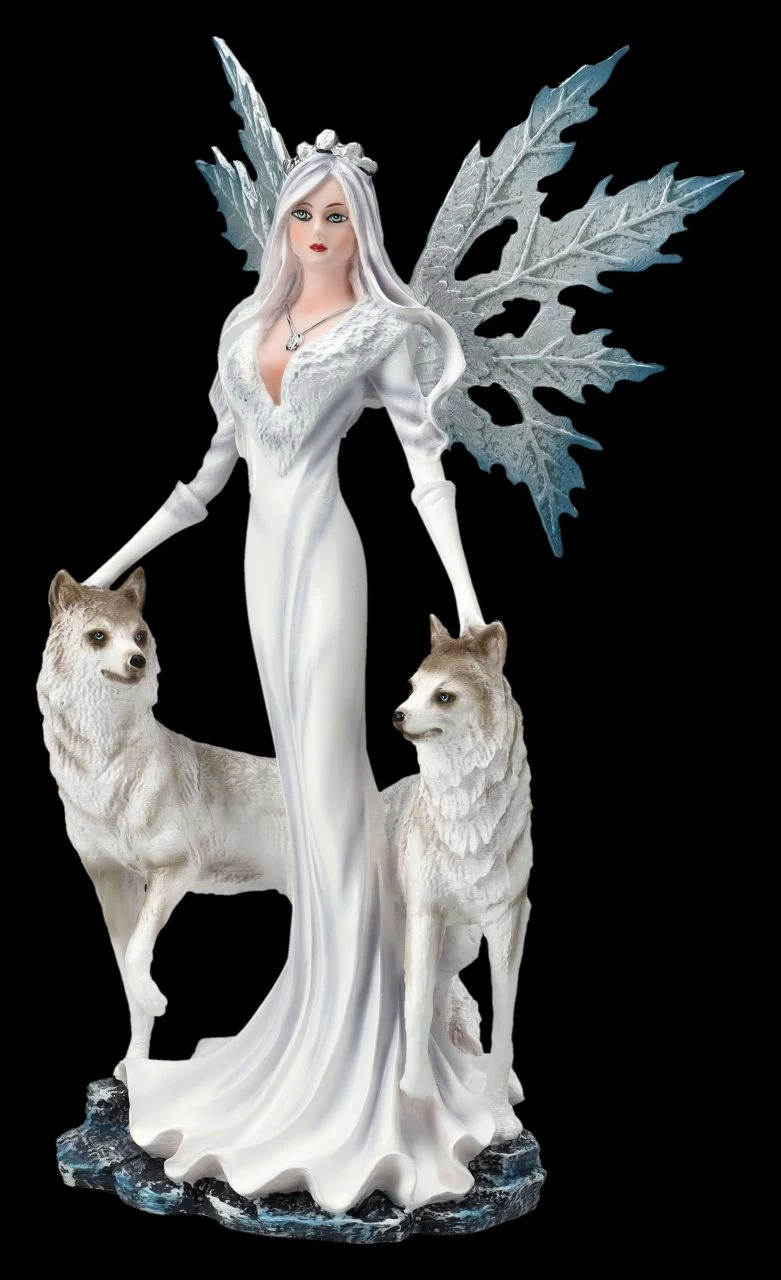 Elfen Figur - Maylea Mit Weißen Wölfen 6 Elfen Figur - Maylea Mit Weißen Wölfen – Bild 6