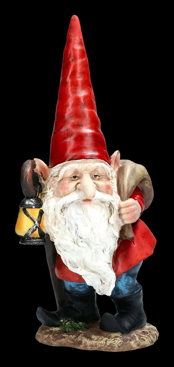 Zwergen Figur Mit Laterne Und Beutel 1 Zwergen Figur Mit Laterne Und Beutel