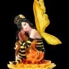 Elfen Figur - Mini Fee Auf Sonnenblume