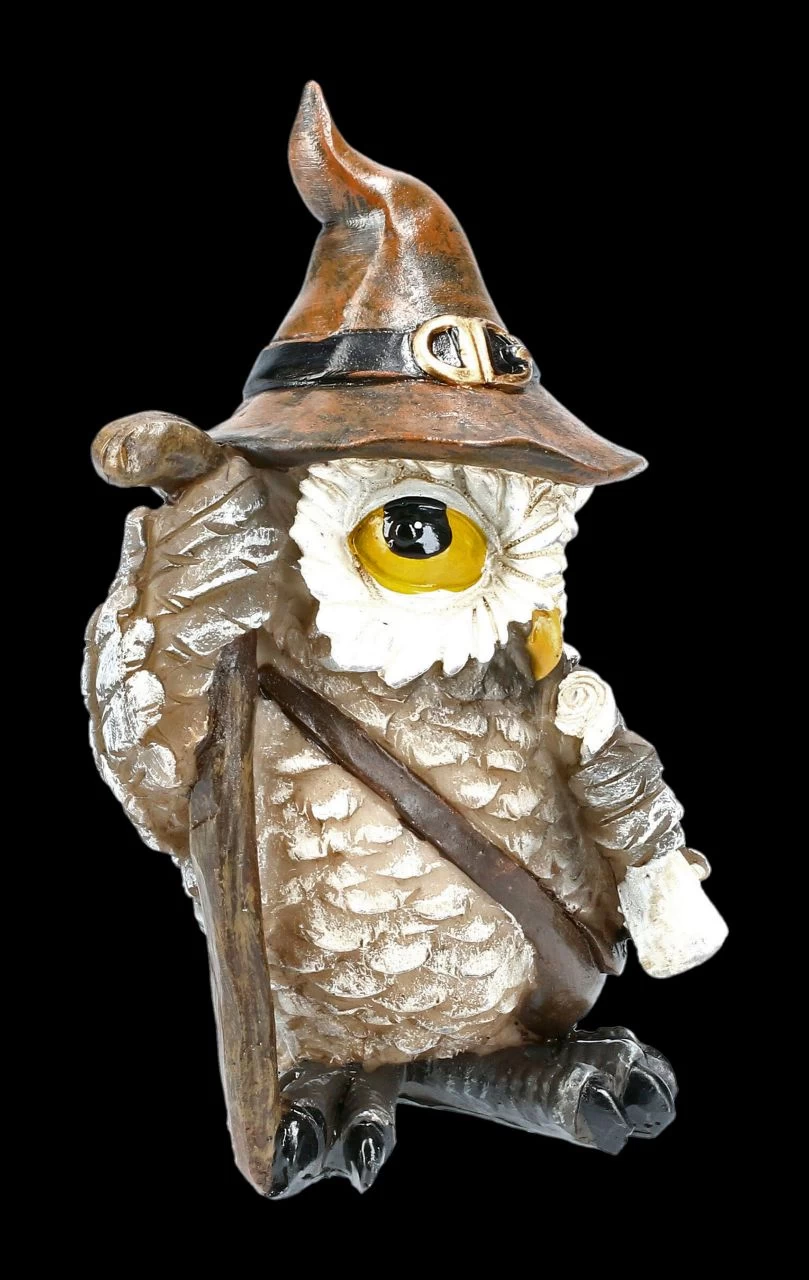 Eulen Figuren 2er Set - Zauberer 7 Eulen Figuren 2er Set - Zauberer – Bild 7