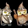 Eulen Figuren 2er Set - Zauberer