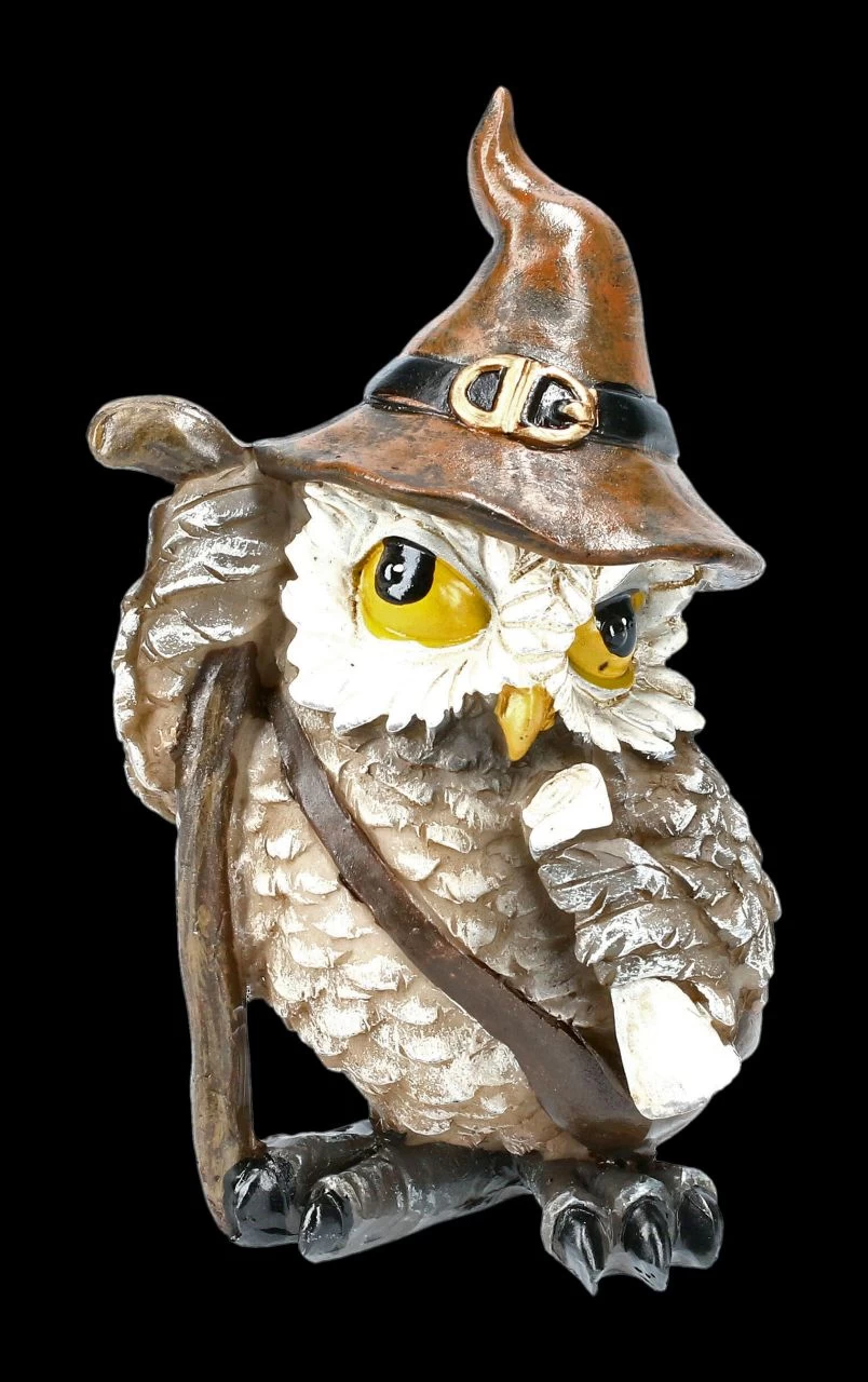 Eulen Figuren 2er Set - Zauberer 6 Eulen Figuren 2er Set - Zauberer – Bild 6