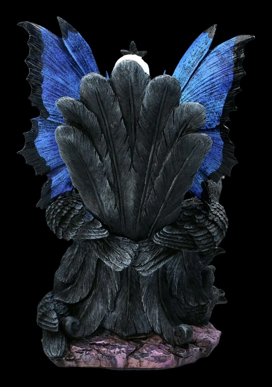 Elfen Figur - Rabenkönigin Auf Thron 5 Elfen Figur - Rabenkönigin Auf Thron – Bild 5