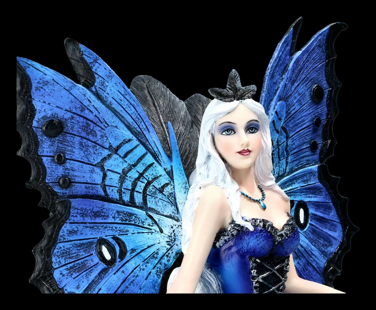 Elfen Figur - Rabenkönigin Auf Thron 7 Elfen Figur - Rabenkönigin Auf Thron – Bild 7