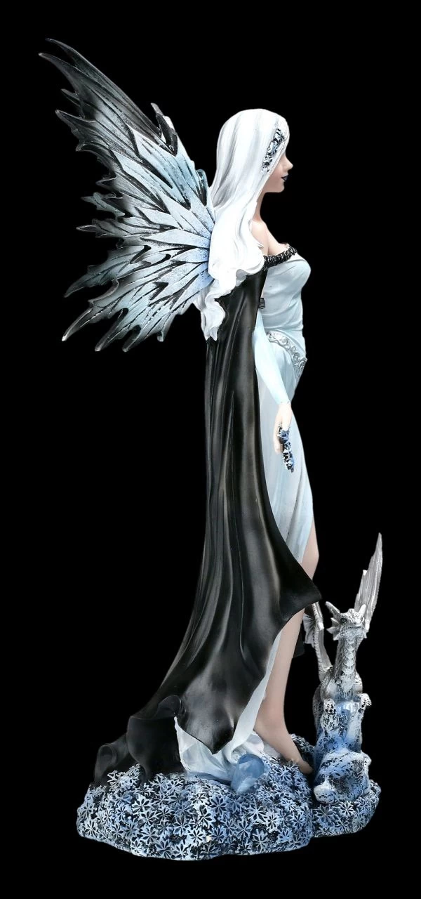 Elfen Figur - Winterkönigin Mit Drache 6 Elfen Figur - Winterkönigin Mit Drache – Bild 6