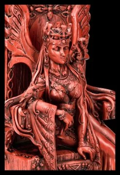 Keltische Göttin Figur - Queen Maeve - Rot -Modell Und Figurengeschäft 2D FS12187 Keltische Goettin Figur Queen Maeve rot 2 1280x1280