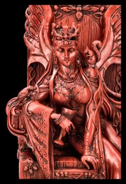 Keltische Göttin Figur - Queen Maeve - Rot -Modell Und Figurengeschäft 2D FS12187 Keltische Goettin Figur Queen Maeve rot 3 1280x1280
