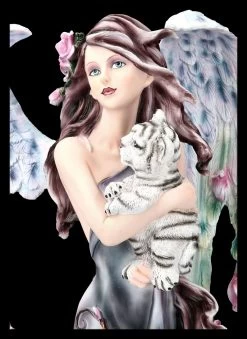Schutz Engel Figur - Cathetel Mit Tiger -Modell Und Figurengeschäft 2D FS12770 Schutz Engel Figur Cathetel mit Tiger 2 1280x1280