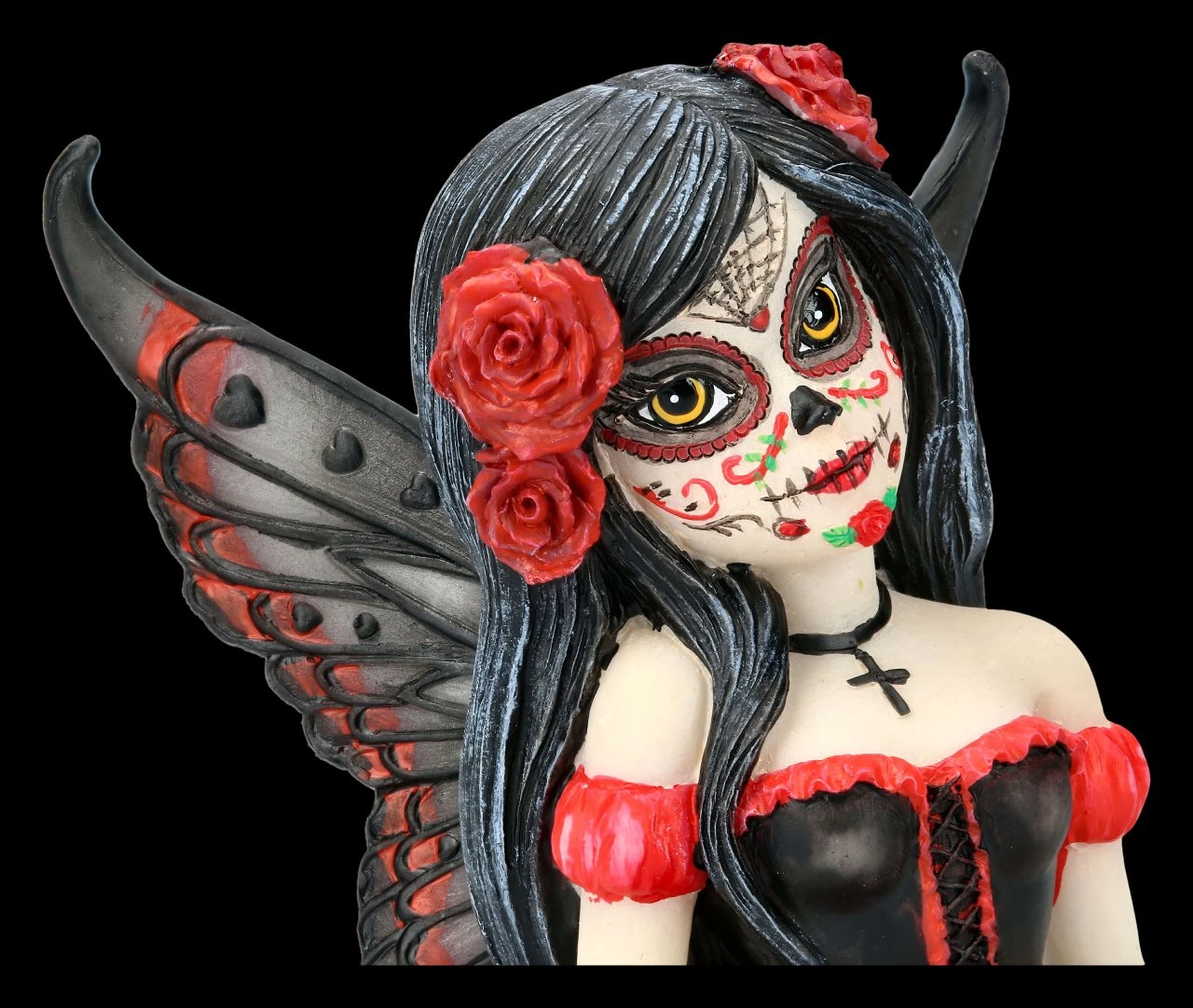 NEMESIS NOW Elfen Figur Rosalia - Sugar Skull Fairy 6 NEMESIS NOW Elfen Figur Rosalia - Sugar Skull Fairy – Bild 6