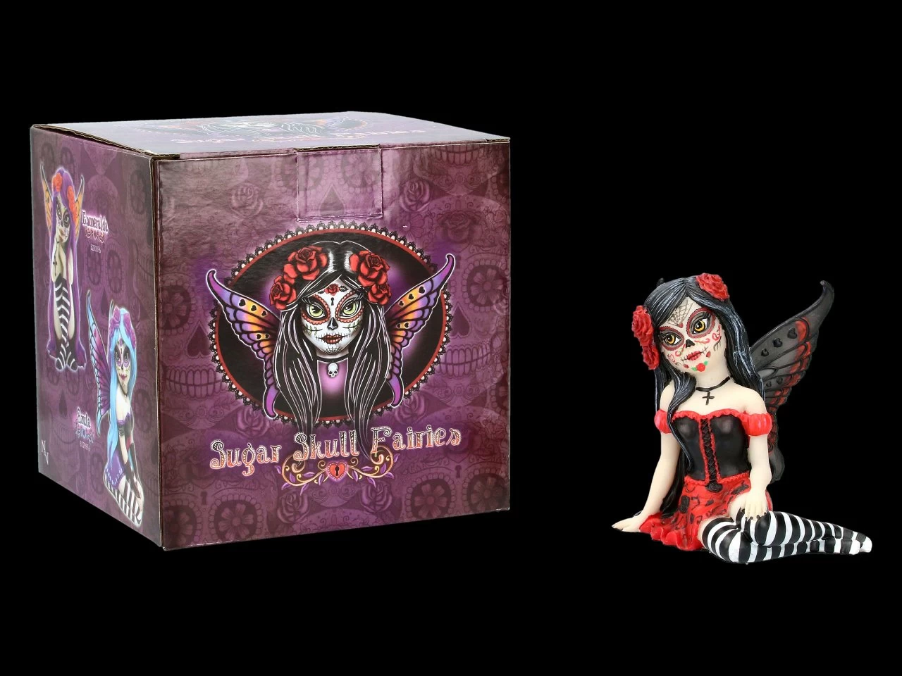 NEMESIS NOW Elfen Figur Rosalia - Sugar Skull Fairy 8 NEMESIS NOW Elfen Figur Rosalia - Sugar Skull Fairy – Bild 8