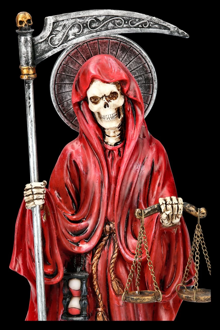 Santa Muerte Figur - Rot 7 Santa Muerte Figur - Rot – Bild 7