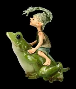 Pixie Kobold Figur Reitet Auf Frosch - Und Hopp....! -Modell Und Figurengeschäft 2D FS14137 Ersatzfotos Pixie 814 076 5 1280x1280