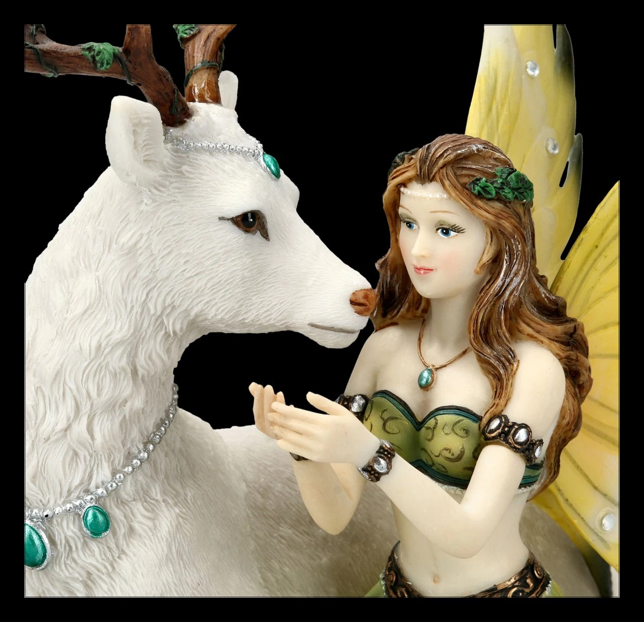 Elfen Figur Mit Hirsch - Adoration 6 Elfen Figur Mit Hirsch - Adoration – Bild 6