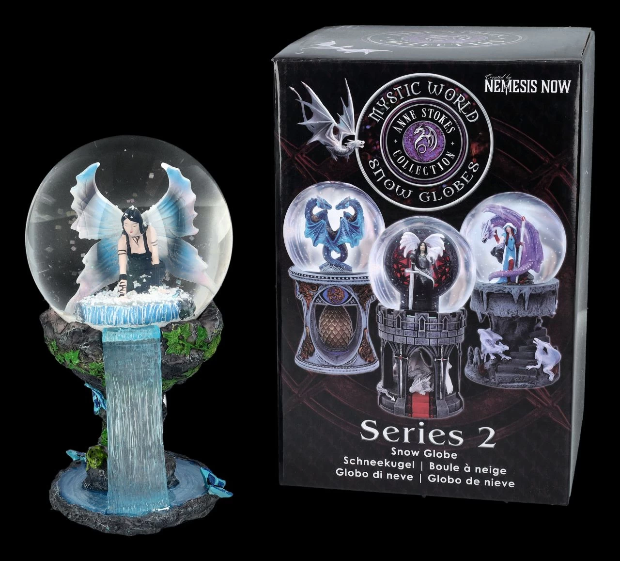 Elfen Schneekugel - Immortal Flight By Anne Stokes 2 Elfen Schneekugel - Immortal Flight By Anne Stokes – Bild 2