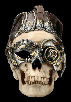 Steampunk Totenkopf - Dreadlock Device - Groß -Modell Und Figurengeschäft 2D FS19469 Steampunk Totenkopf Dreadlock Device gross 1 1280x1280