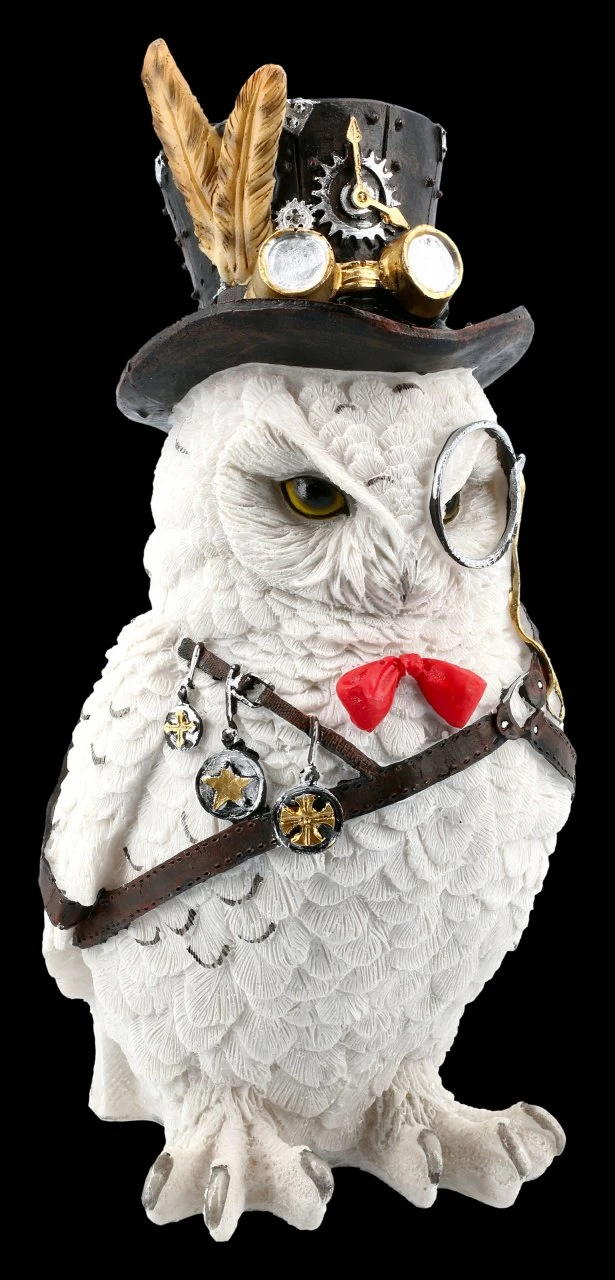 Eulen Figur - Steampunk Cogsmiths Owl 1 Eulen Figur - Steampunk Cogsmiths Owl