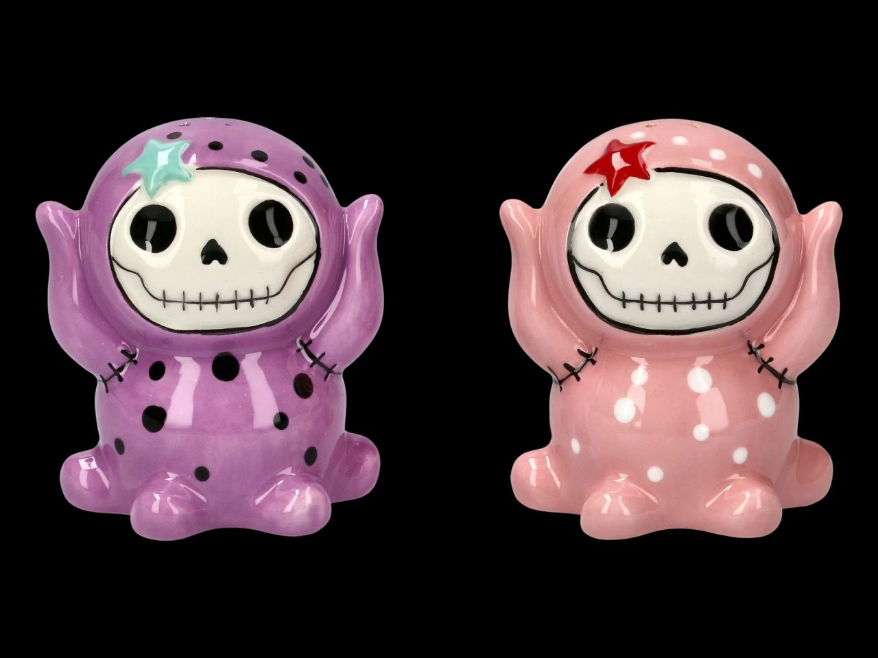 Furrybones Salz Und Pfeffer Streuer - Octopee 2 Furrybones Salz Und Pfeffer Streuer - Octopee – Bild 2