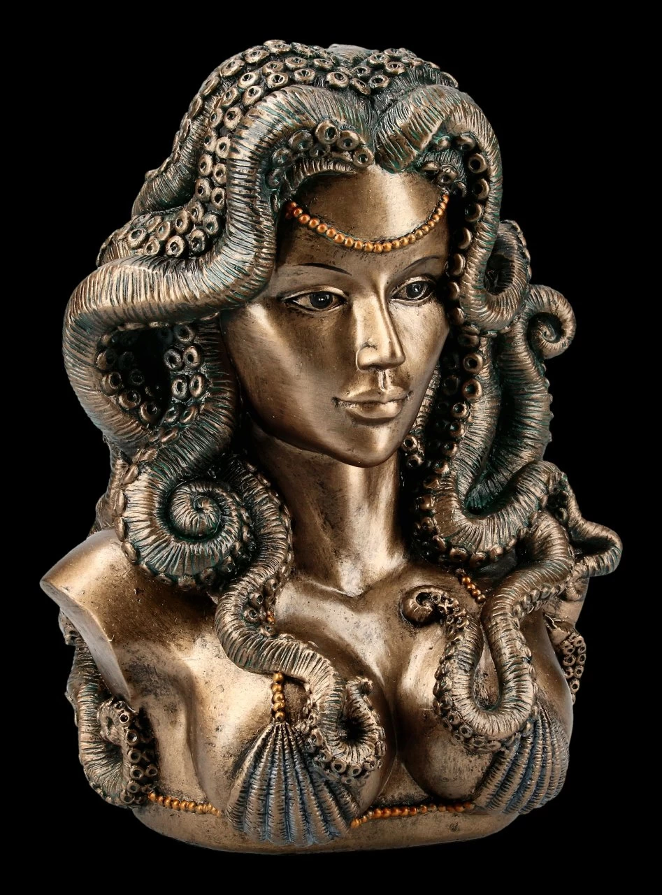 Hexen Büste - Meereshexe Cecaelia 1 Hexen Büste - Meereshexe Cecaelia