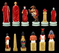 Schachfiguren Set - Ägypter Vs. Römer 7 Schachfiguren Set - Ägypter Vs. Römer -Modell Und Figurengeschäft 2D FS21135 Schachfiguren Set Aegypter vs Roemer 7 1280x1280