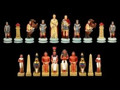 Schachfiguren Set - Ägypter Vs. Römer 9 Schachfiguren Set - Ägypter Vs. Römer -Modell Und Figurengeschäft 2D FS21135 Schachfiguren Set Aegypter vs Roemer 9 1280x1280