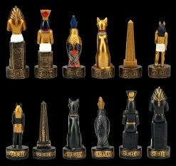 Schachfiguren Set - Altes Ägypten -Modell Und Figurengeschäft 2D FS21136 Schachfiguren Set Altes Aegypten 7 1280x1280