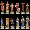 Schachfiguren Set - Kreuzritter Vs. Sarazenen