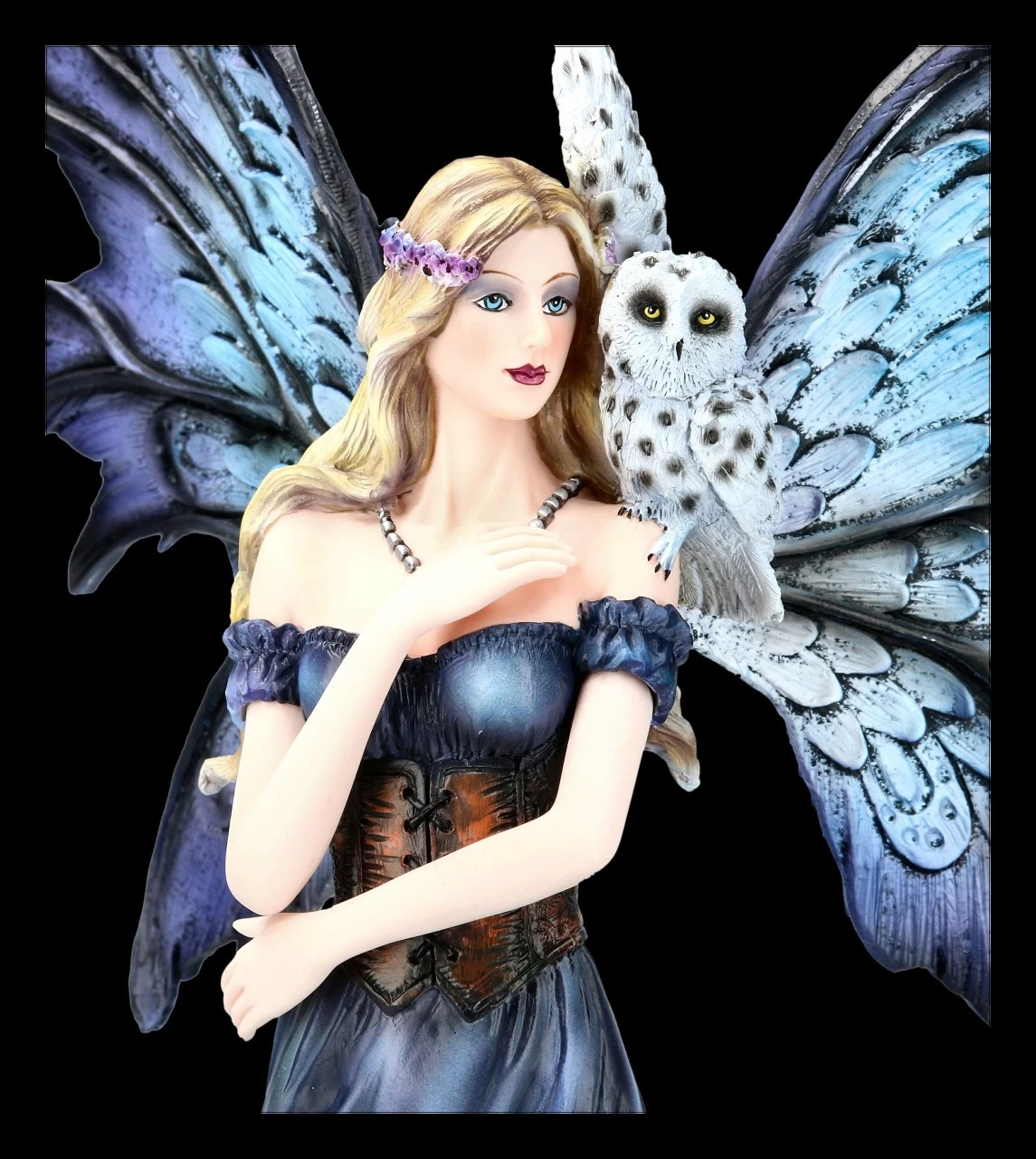 Elfen Figur - Corelei Mit Eule Und Wolf 6 Elfen Figur - Corelei Mit Eule Und Wolf – Bild 6