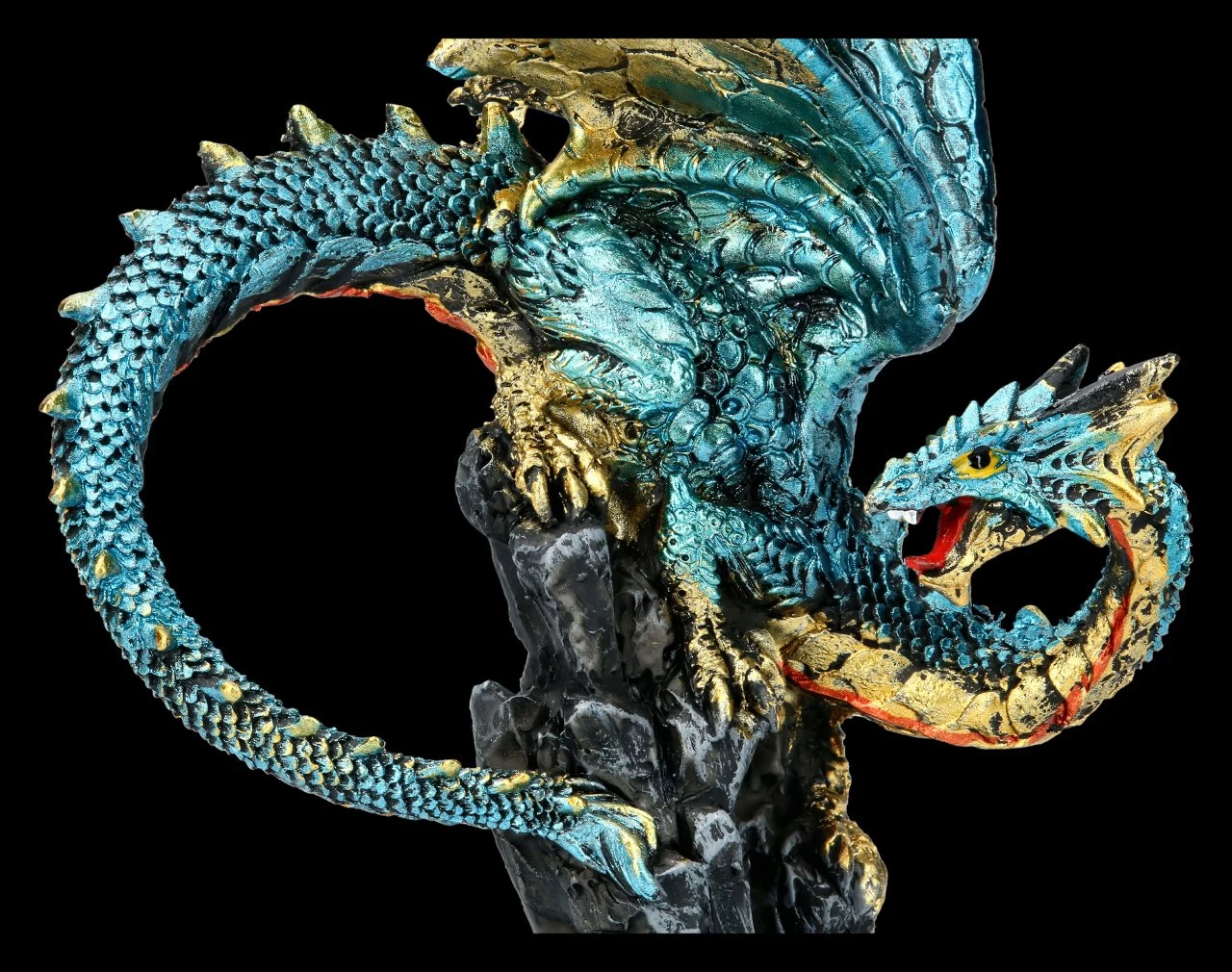 Drachen Figur - Hear Me Roar - Blau 5 Drachen Figur - Hear Me Roar - Blau – Bild 5