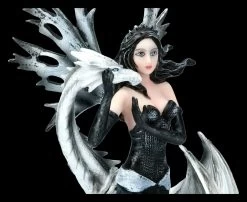 Elfen Figur Bettina Mit Weißem Drachen -Modell Und Figurengeschäft 2D FS21780 Elfen Figur Bettina mit weissem Drachen 2 1280x1280