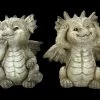 Garten Drachen Figuren Set - Sitzend