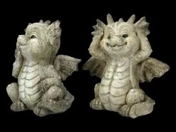 Garten Drachen Figuren Set - Sitzend -Modell Und Figurengeschäft 2D FS21819 Gartenfiguren Suesses Drachen Figuren Set sitzend 4 1280x1280