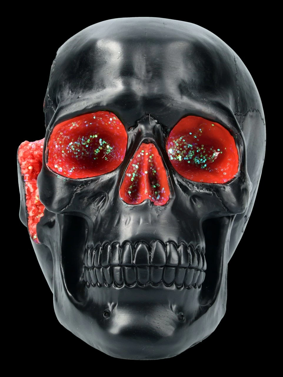 Totenkopf - Geode Skull - Rot 2 Totenkopf - Geode Skull - Rot – Bild 2