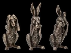 NEMESIS NOW Hasen Figuren - Nichts Böses