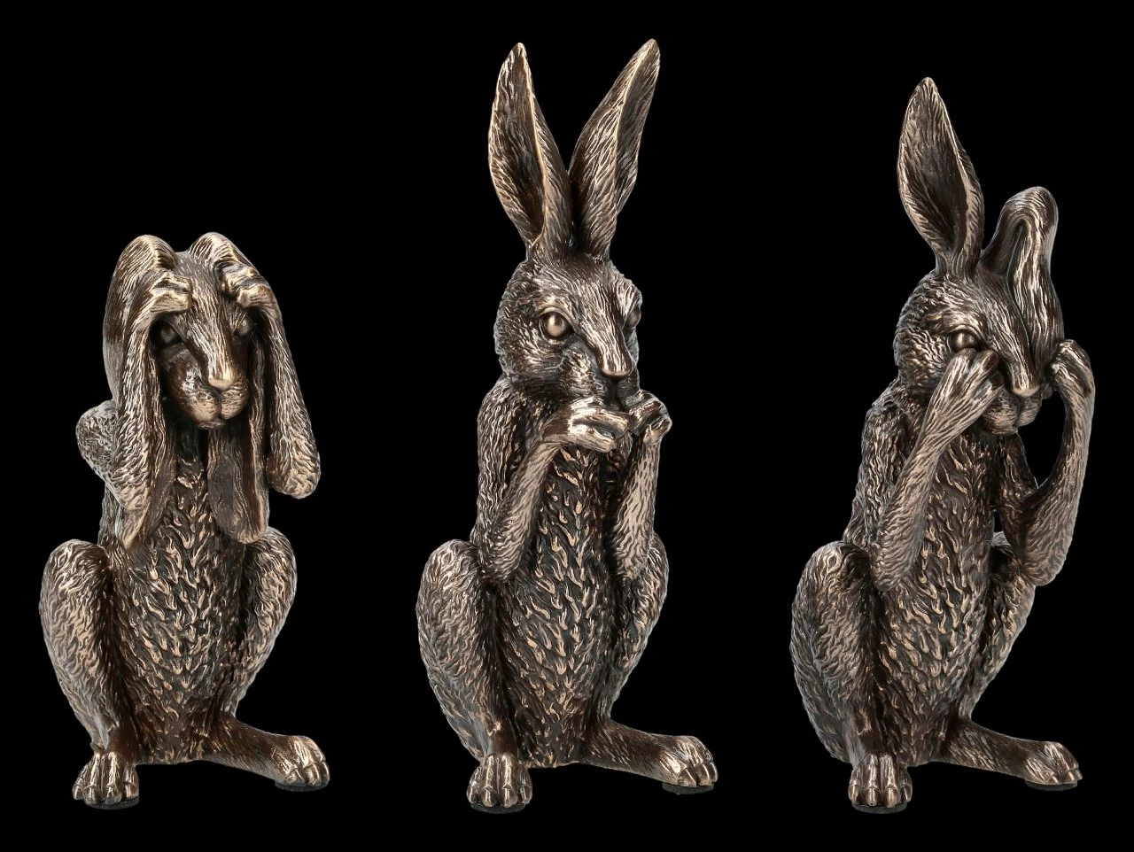 NEMESIS NOW Hasen Figuren - Nichts Böses 1 NEMESIS NOW Hasen Figuren - Nichts Böses