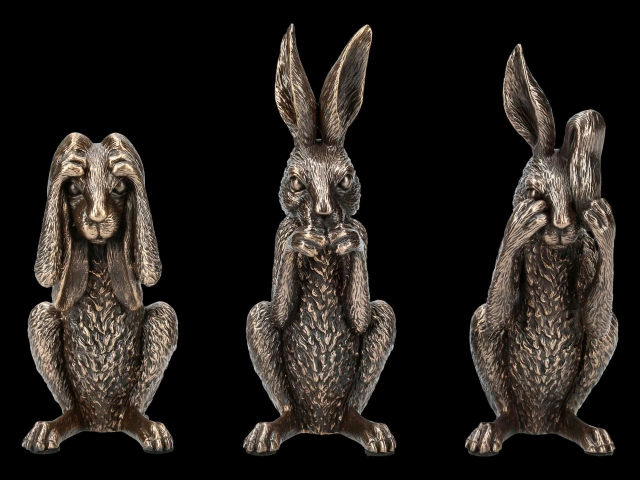 NEMESIS NOW Hasen Figuren - Nichts Böses 2 NEMESIS NOW Hasen Figuren - Nichts Böses – Bild 2