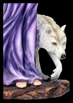 Elfen Figur Mit Wolf Und Eule - Amethyst Companions -Modell Und Figurengeschäft 2D FS21917 Elfen Figur Amethyst Companions 4 1280x1280