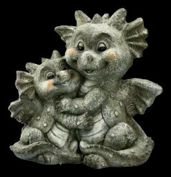 Gartenfigur - Drachen Knuddeln