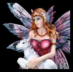 Elfen Figur - Unicora Mit Baby Einhorn -Modell Und Figurengeschäft 2D FS22394 Elfen Figur Unicorn mit BabyEinhorn 6a 1280x1280