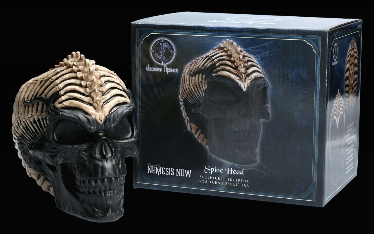 Totenkopf Figur - Spine Head By James Ryman 2 Totenkopf Figur - Spine Head By James Ryman – Bild 2