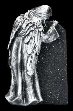 Grabengel Figur Silberfarben - In Stillem Gedenken -Modell Und Figurengeschäft 2D FS22623 Grabengel 3 1280x1280